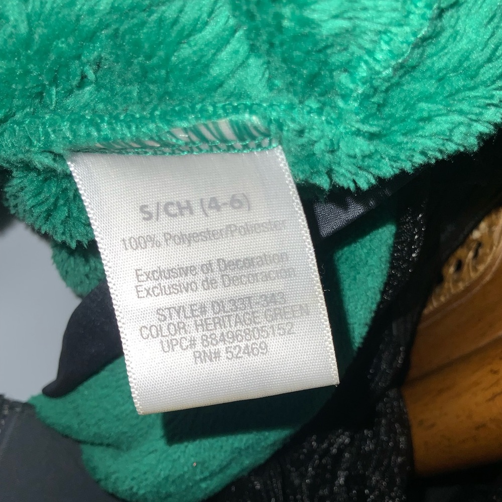 Danskin Cozy Green and Black Teddy Jacket Sz S - Picture 11 of 11